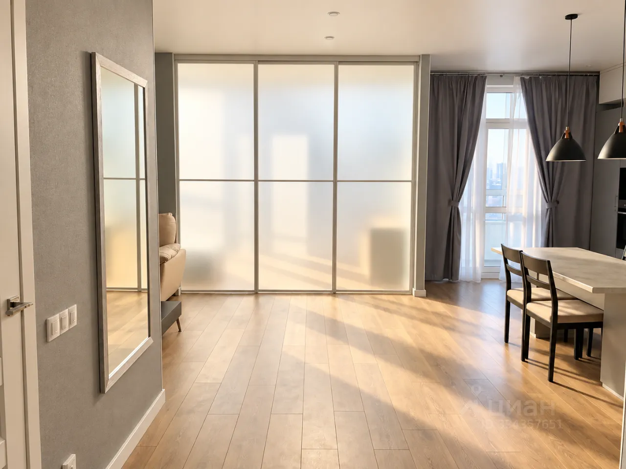 Светлая 65 м² в ЖК Утесов