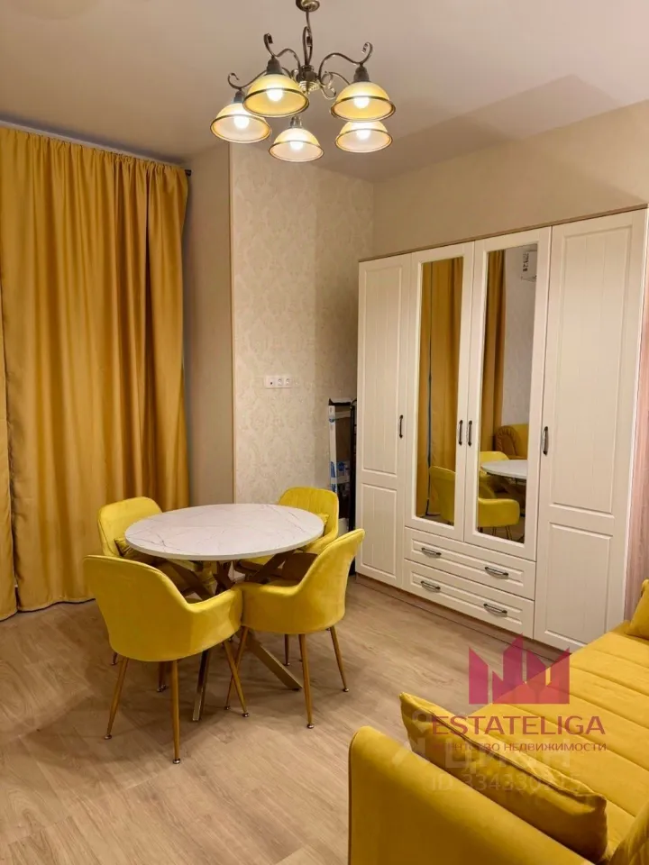 Студия, 30 м², 8/21 этаж