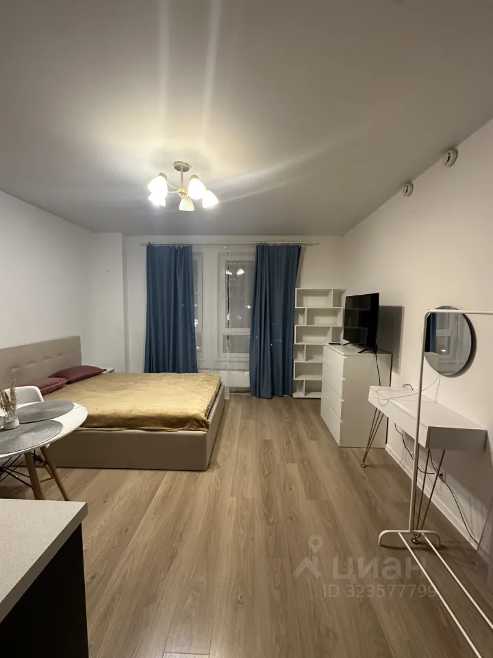 Студия, 26 м², 4/13 этаж