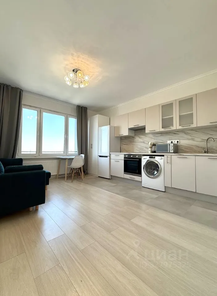 Студия, 25 м², 26/27 этаж