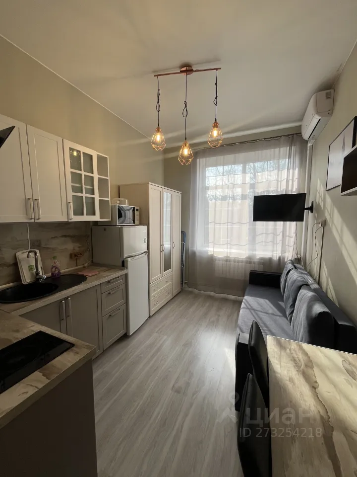 Студия, 19 м², 3/6 этаж