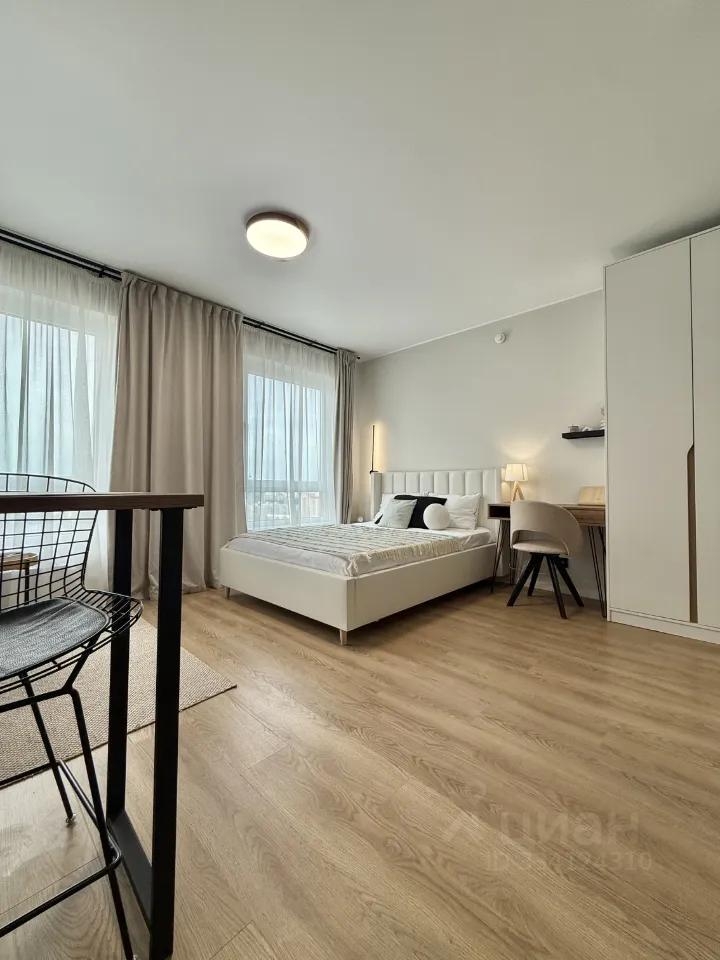 Студия, 27 м², 26/33 этаж