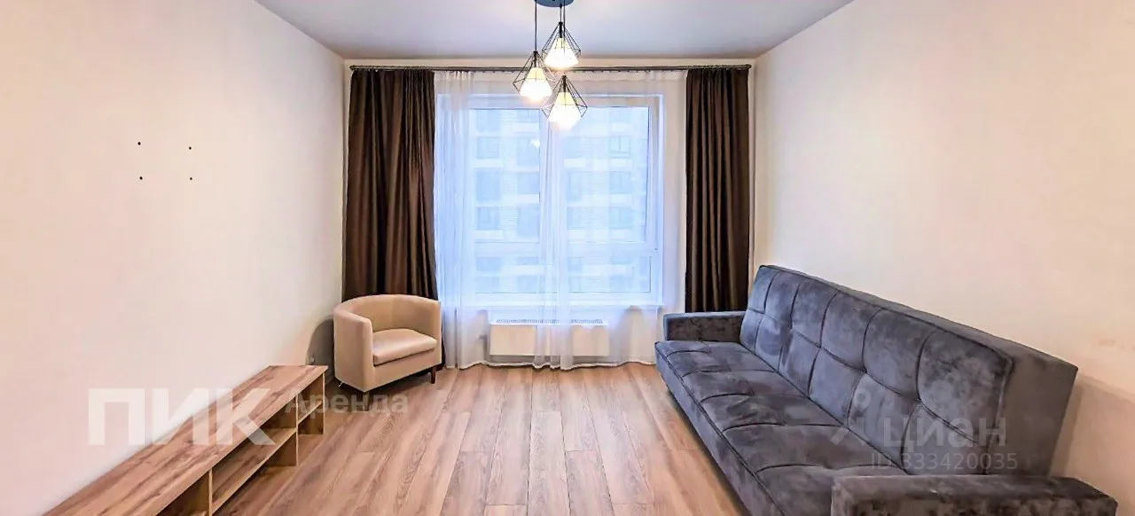 1-комн. квартира, 37,6 м², 11/25 этаж
