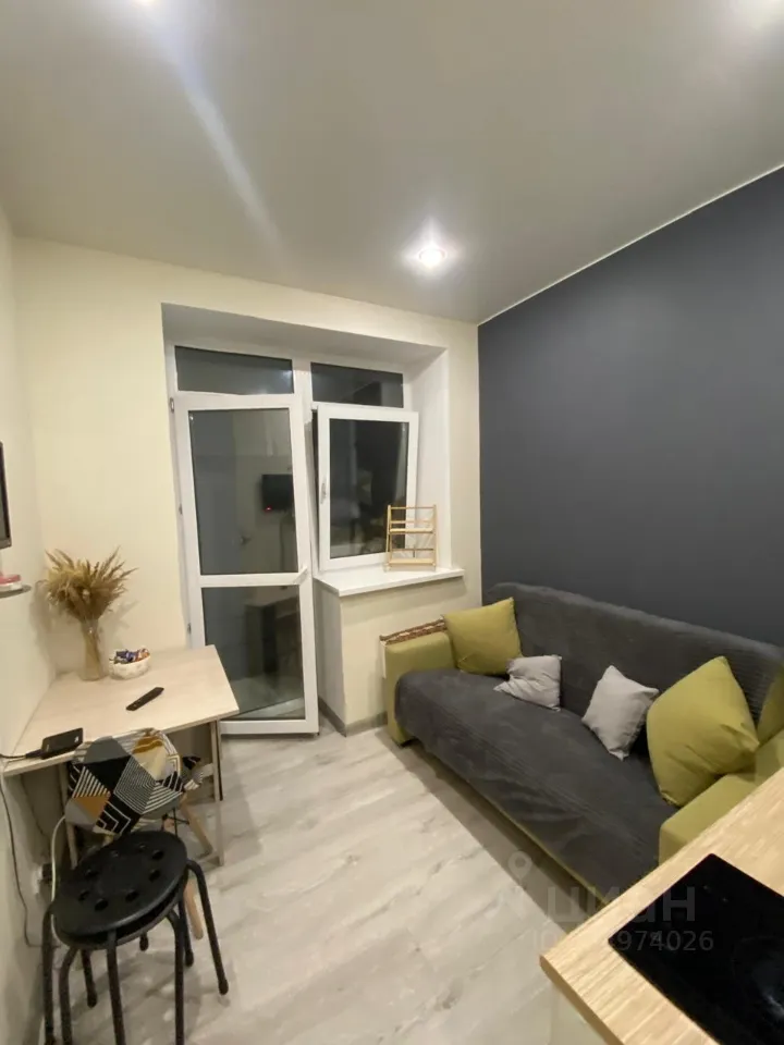 Студия, 12 м², 1/6 этаж