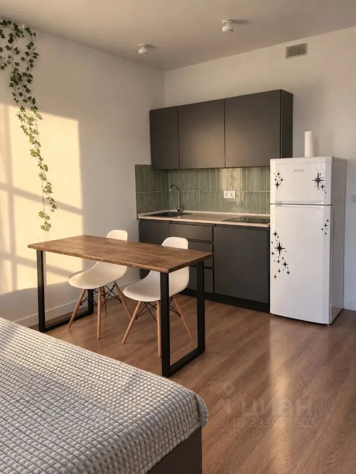 Студия, 27 м², 6/33 этаж
