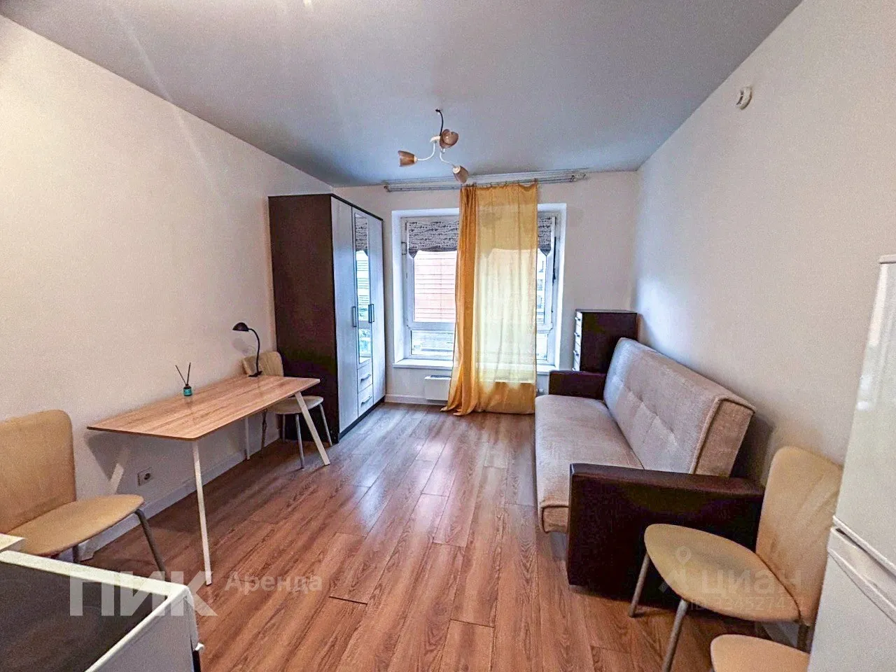 Студия, 19,2 м², 3/33 этаж