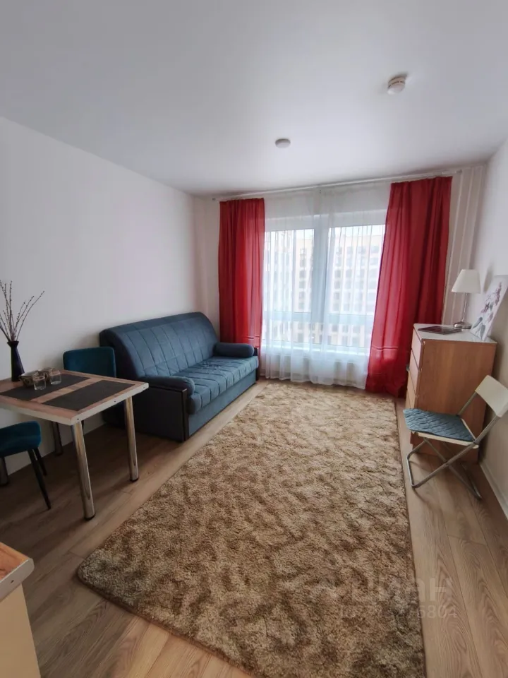 Студия, 19,7 м², 6/9 этаж