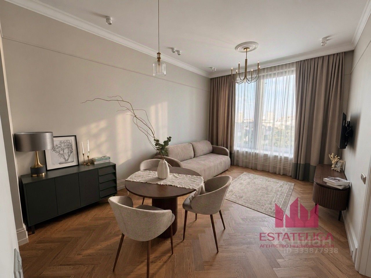2-комн. квартира, 55 м², 15/19 этаж