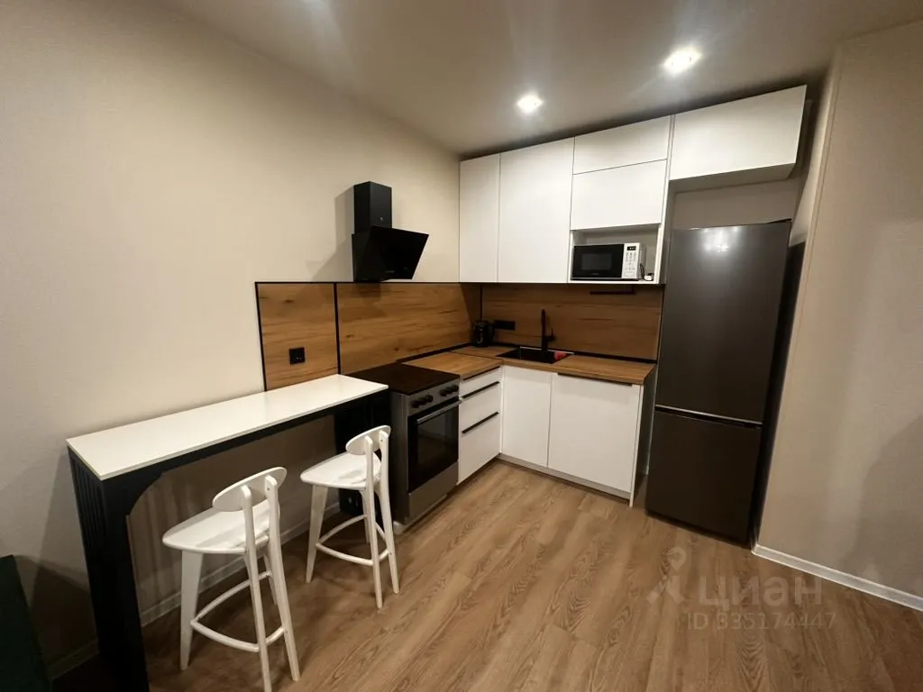 1-комн. квартира, 39,7 м², 30/33 этаж