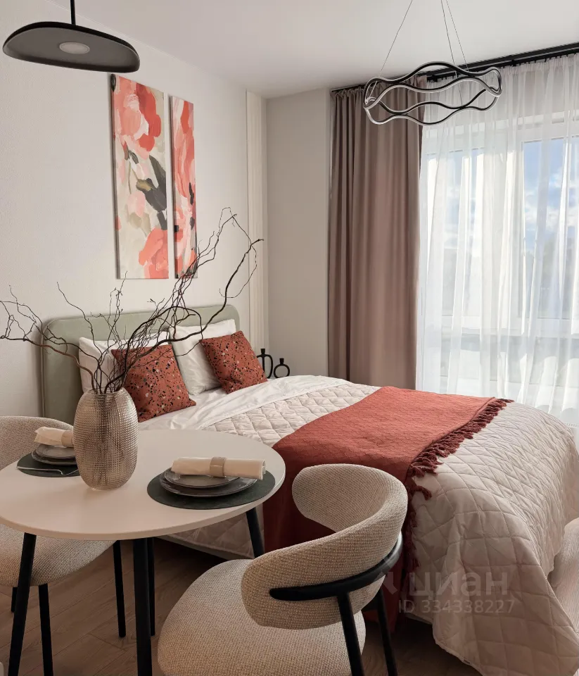 Студия, 19,4 м², 3/33 этаж