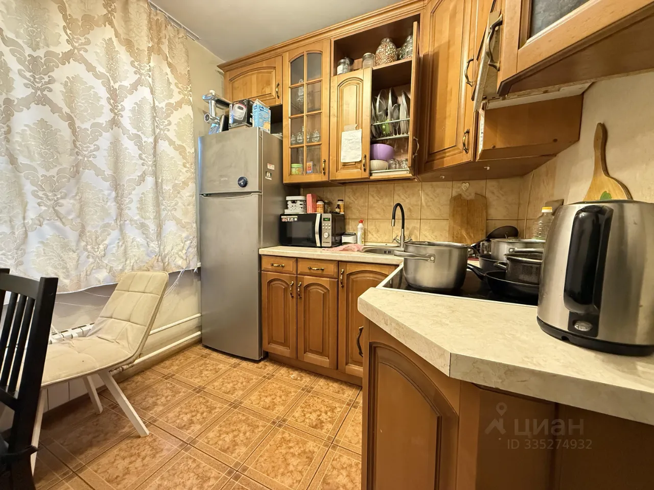 3-комн. квартира, 60 м², 1/9 этаж