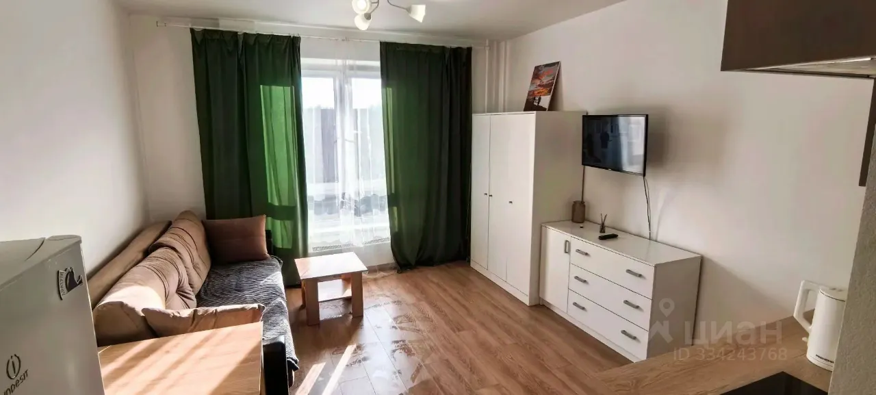 Студия, 21,7 м², 7/9 этаж