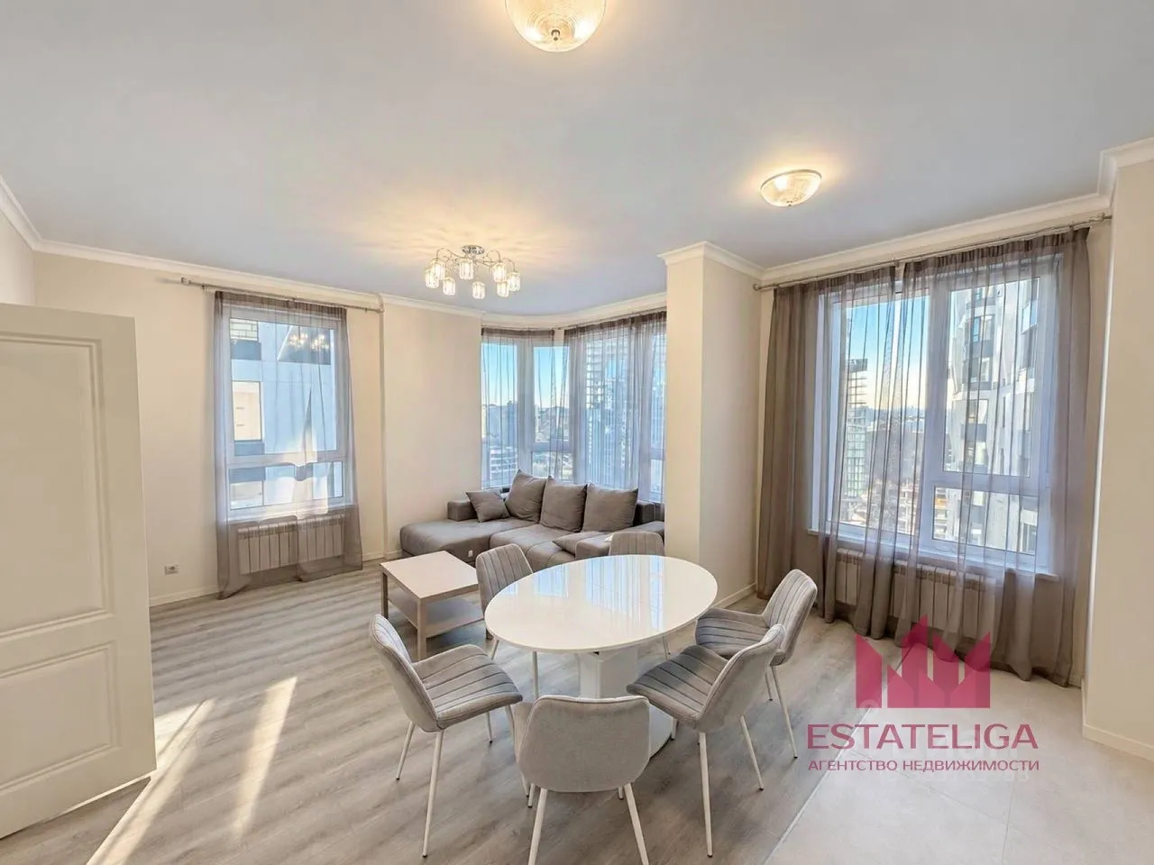 3-комн. квартира, 87,4 м², 14/19 этаж
