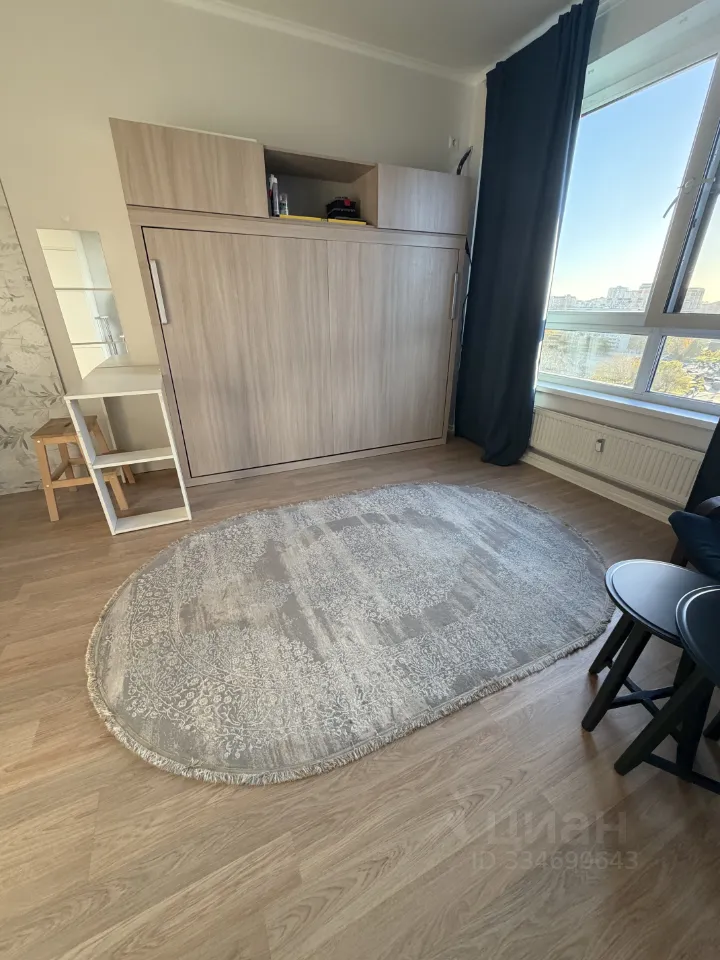 Студия, 22,5 м², 13/25 этаж