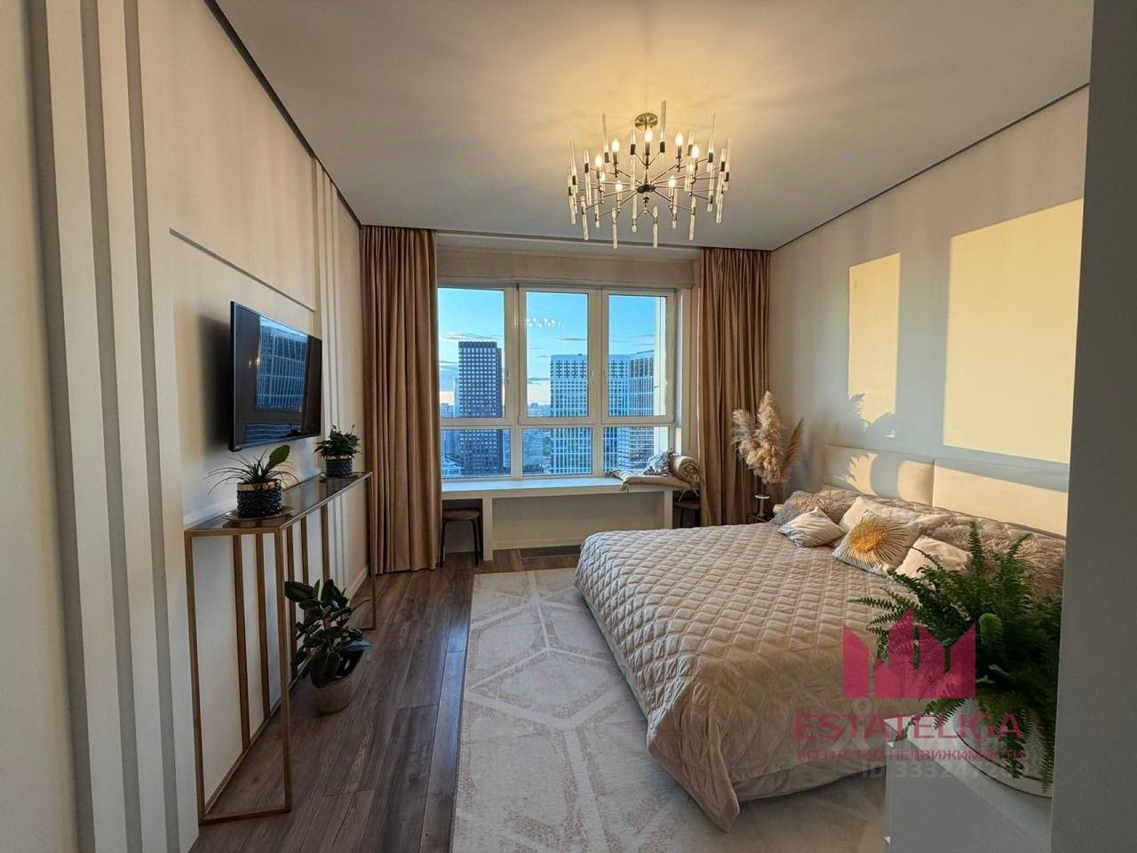Студия, 35 м², 31/37 этаж