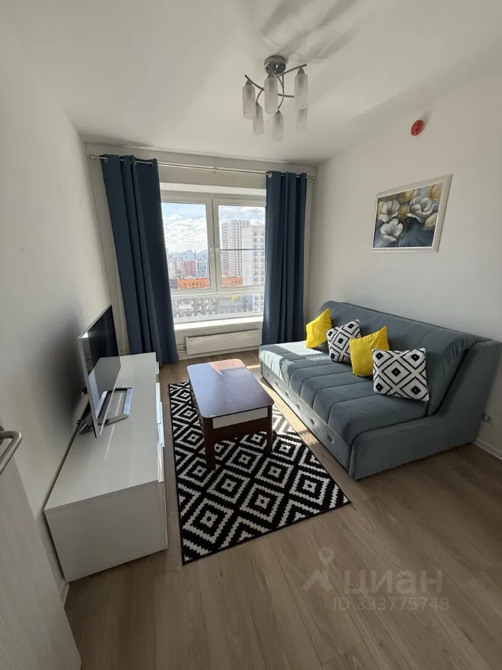 1-комн. квартира, 34,2 м², 22/24 этаж
