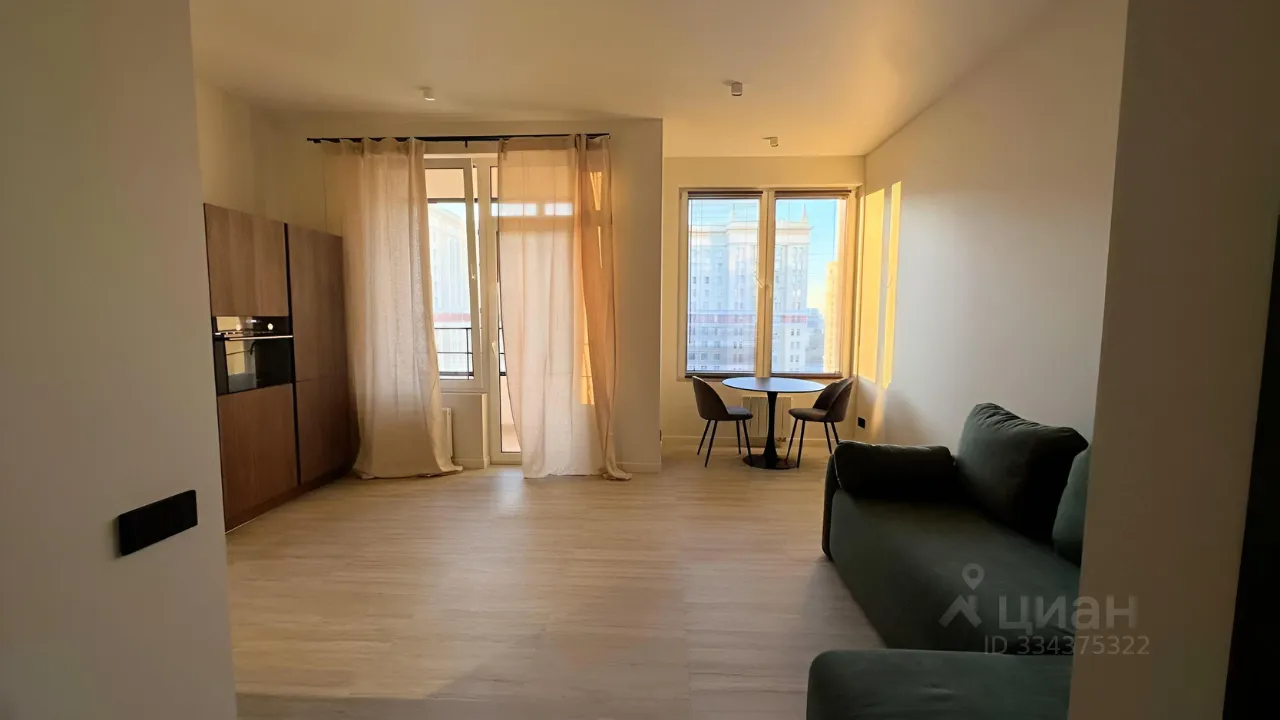 Студия, 35 м², 14/15 этаж