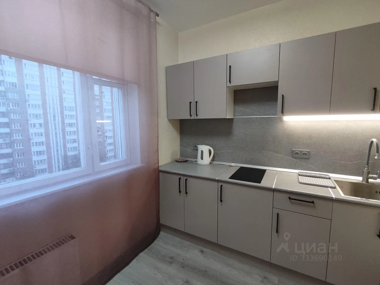 1-комн. квартира, 39 м², 9/17 этаж