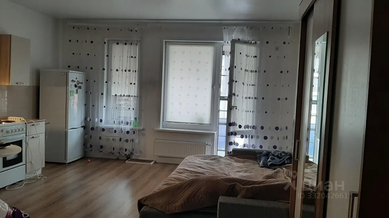Студия, 30 м², 11/15 этаж