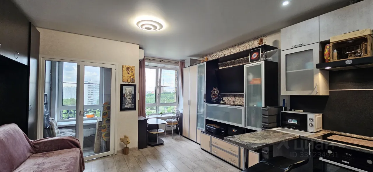 Студия, 31,5 м², 11/32 этаж