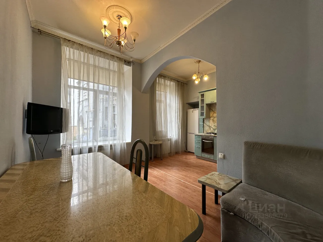 2-комн. квартира, 50 м², 1/7 этаж