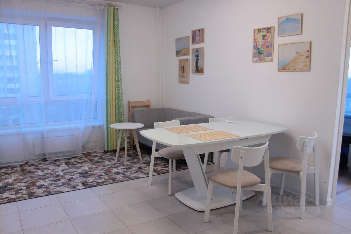 2-комн. квартира, 52 м², 8/19 этаж