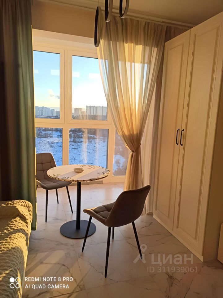 Студия, 26 м², 20/24 этаж