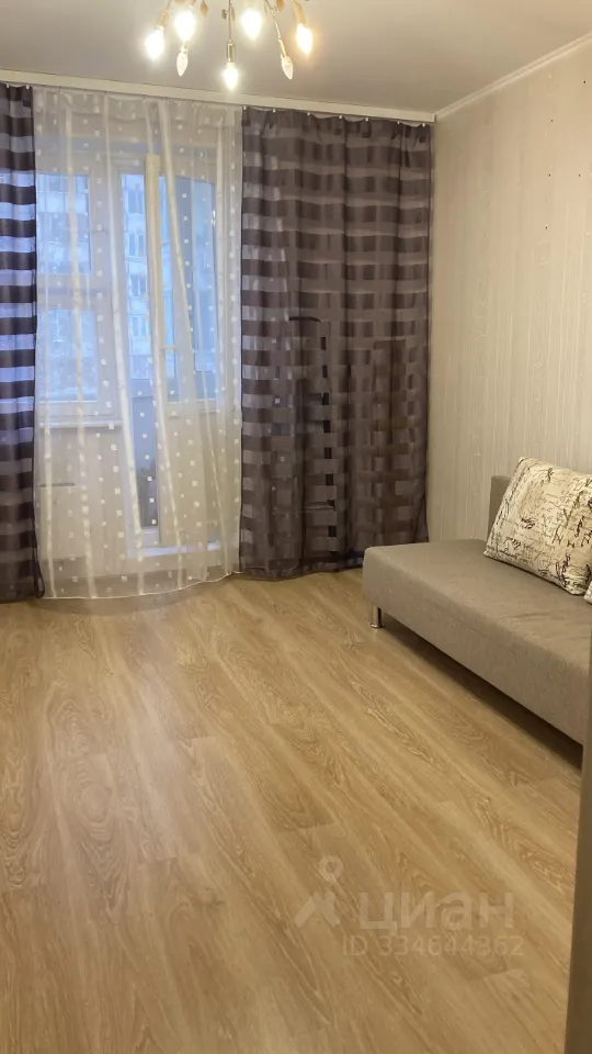 1-комн. квартира, 36 м², 2/17 этаж