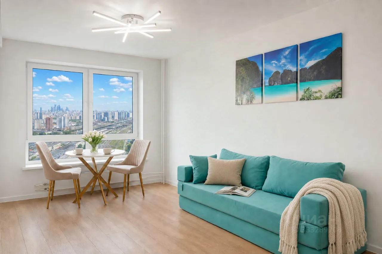 1-комн. квартира, 31,5 м², 36/38 этаж