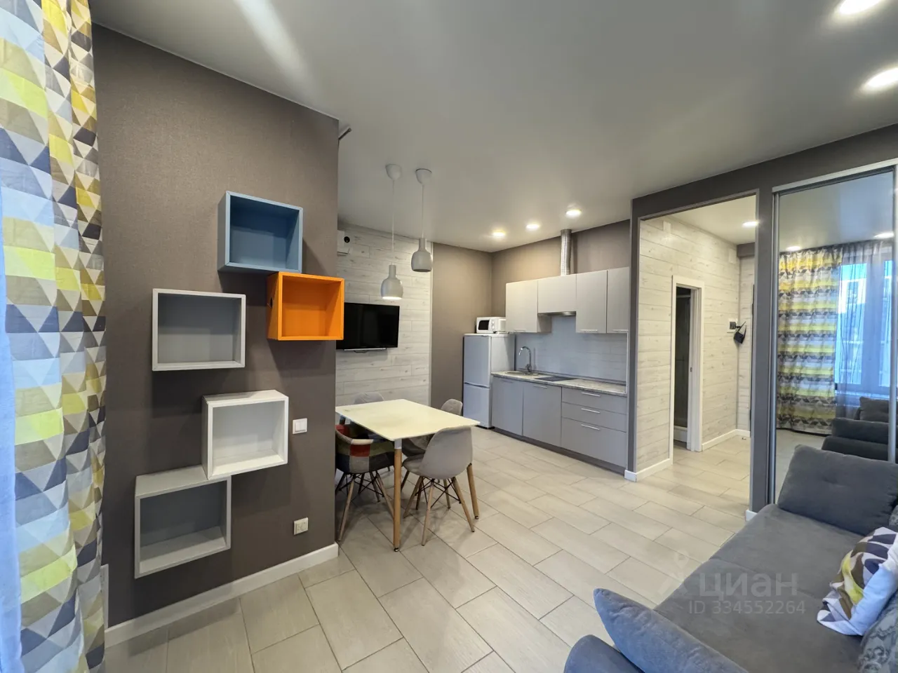 Студия, 32 м², 22/25 этаж
