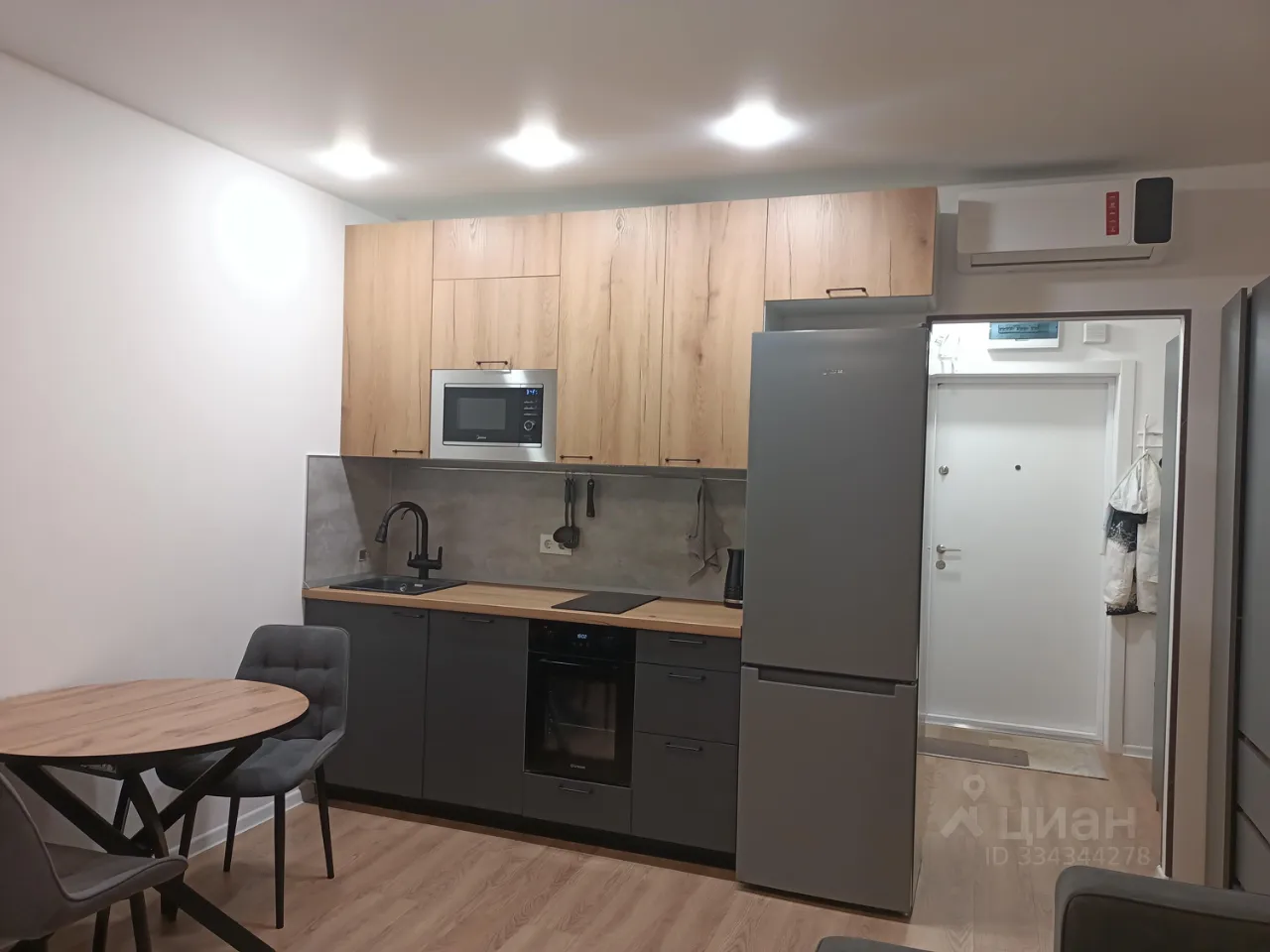Студия, 23,4 м², 3/24 этаж