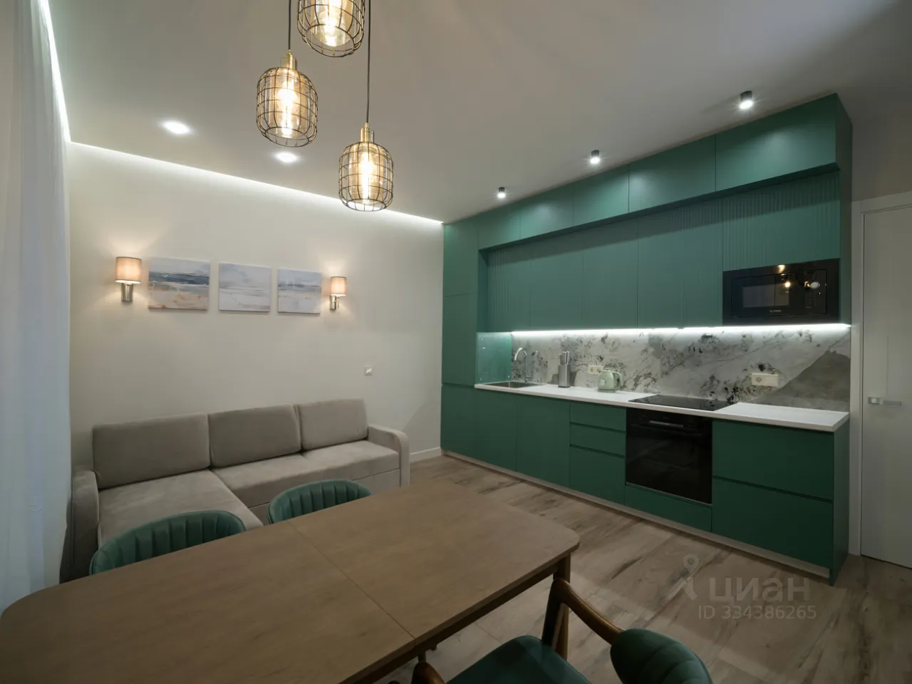 2-комн. квартира, 76,1 м², 12/13 этаж