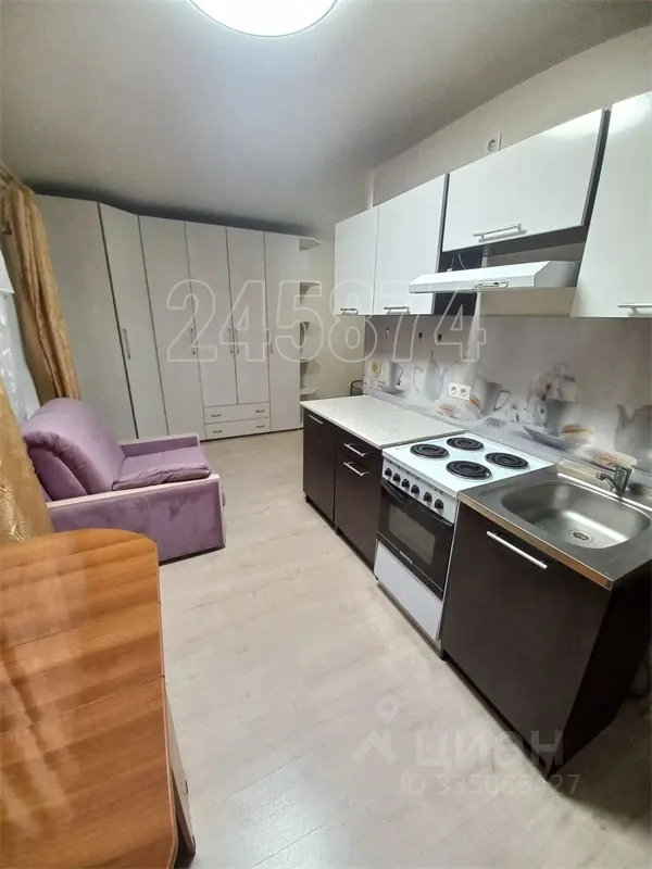 Студия, 25 м², 1/9 этаж