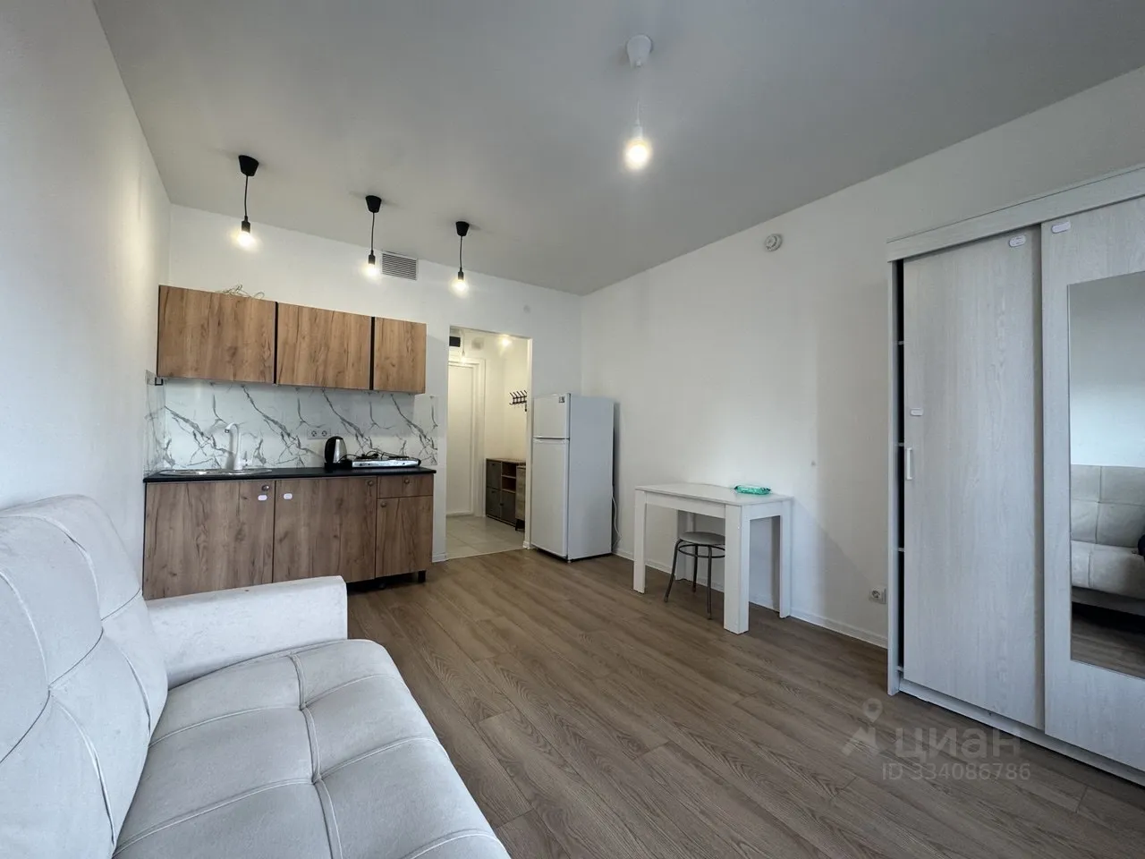 Студия, 19 м², 8/25 этаж