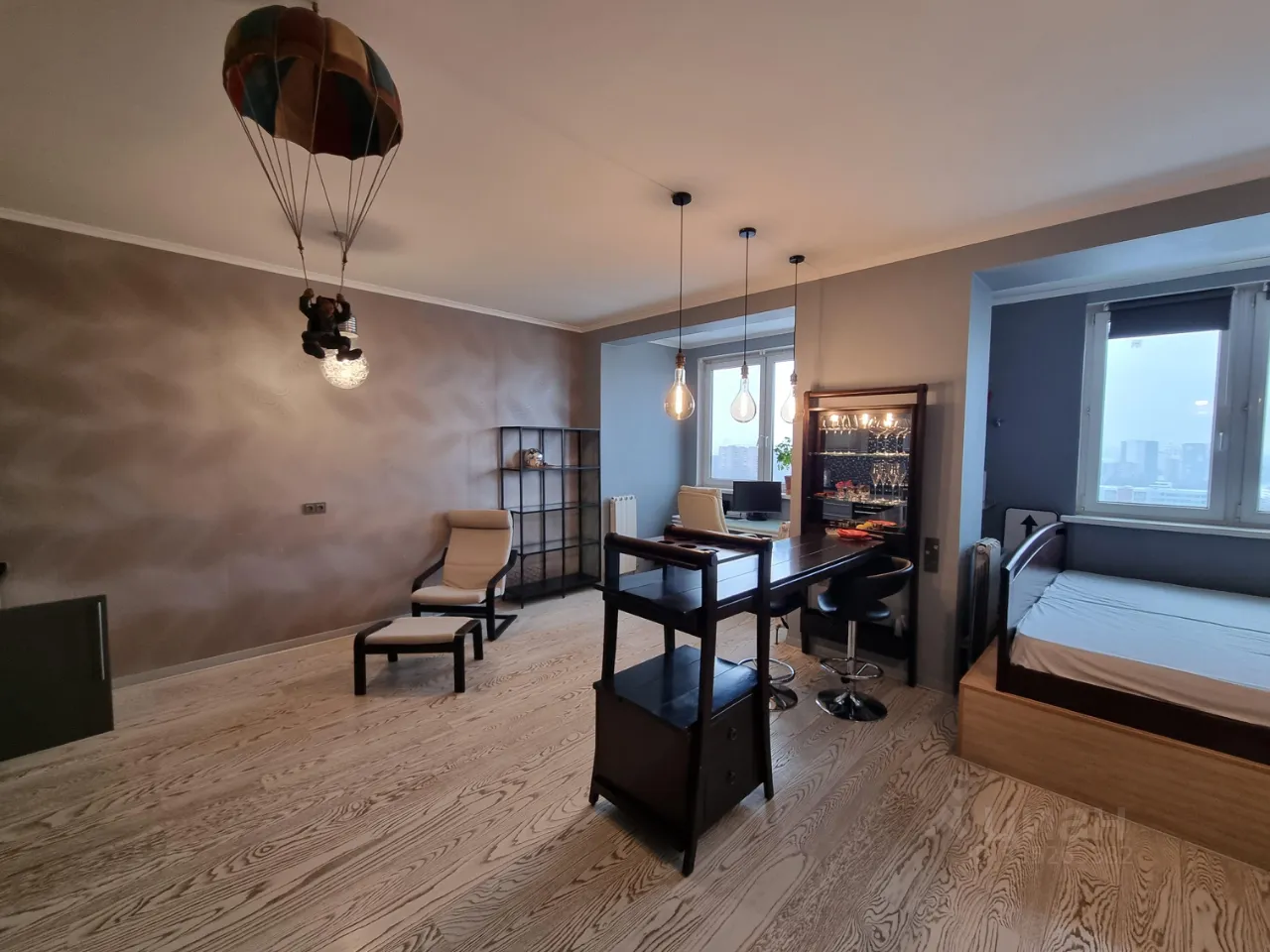 Студия, 62 м², 21/22 этаж