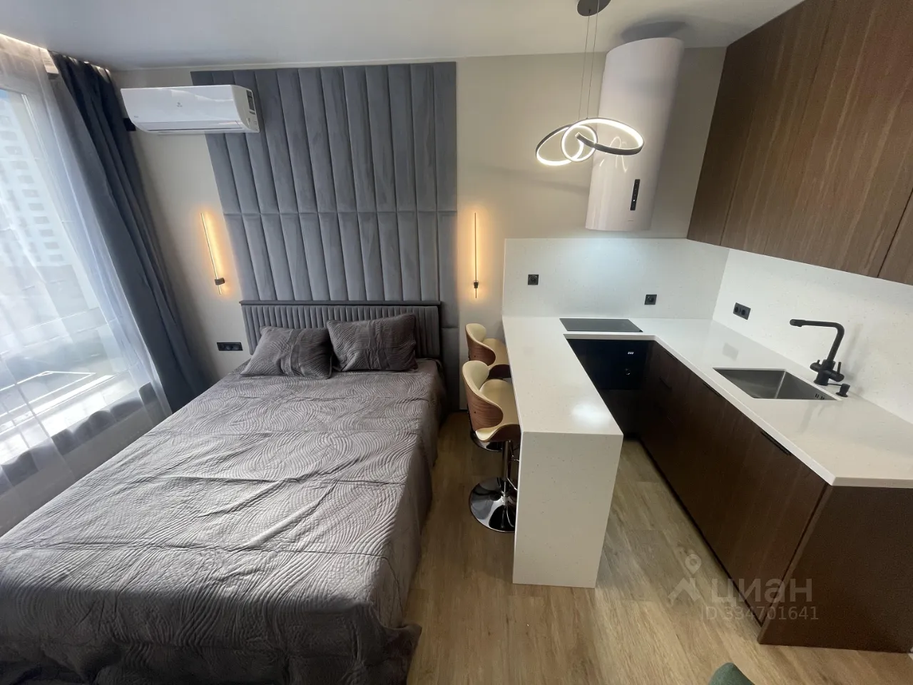 Студия, 20,5 м², 7/22 этаж