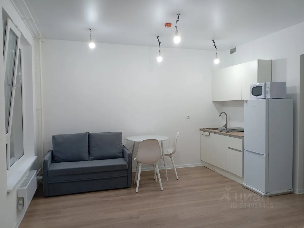 Студия, 33,6 м², 2/9 этаж