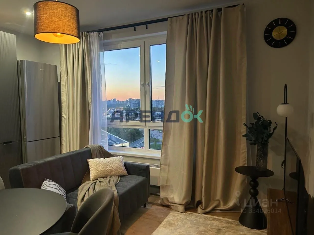 3-комн. квартира, 53 м², 13/34 этаж