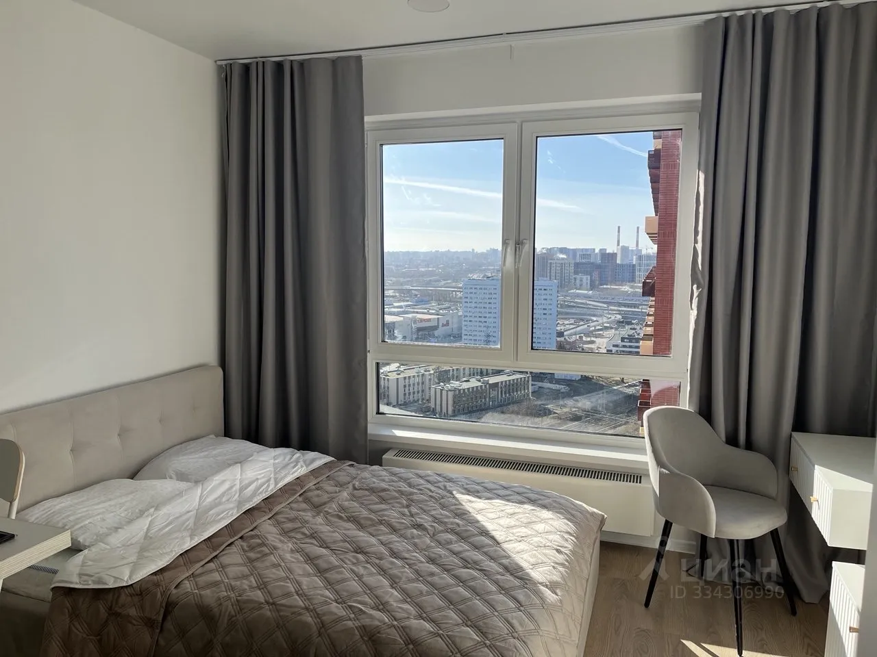 Студия, 20 м², 23/26 этаж