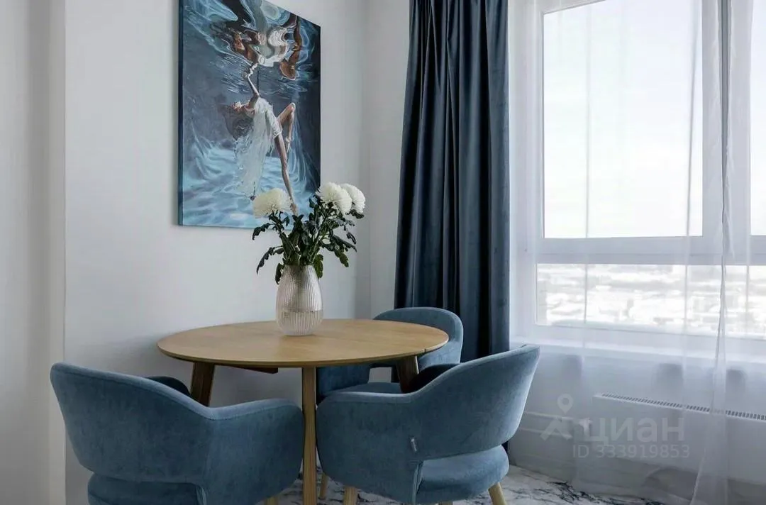 2-комн. квартира, 52,1 м², 31/34 этаж