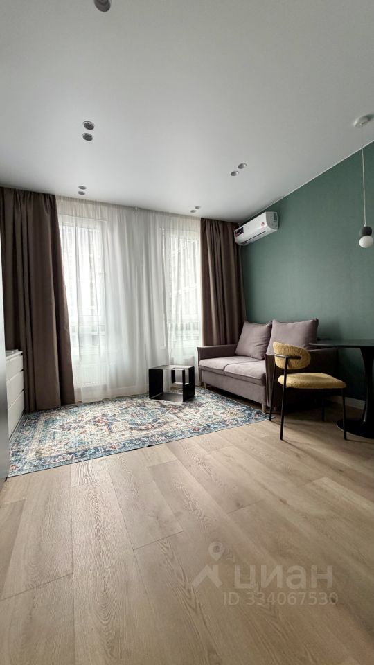 Студия, 23 м², 6/24 этаж