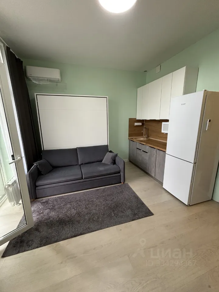 Студия, 23,4 м², 7/28 этаж