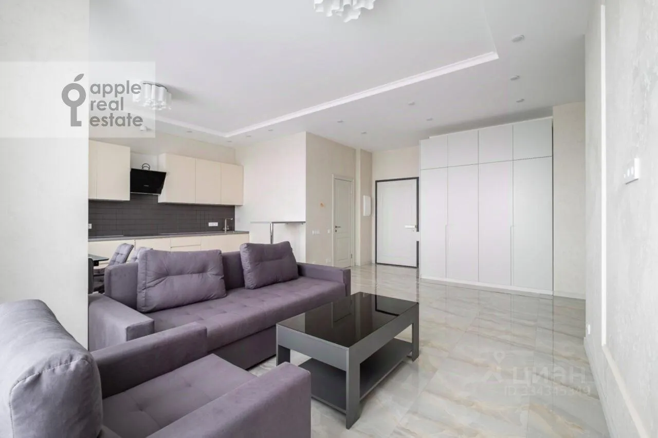 2-комн. квартира, 64 м², 42/43 этаж