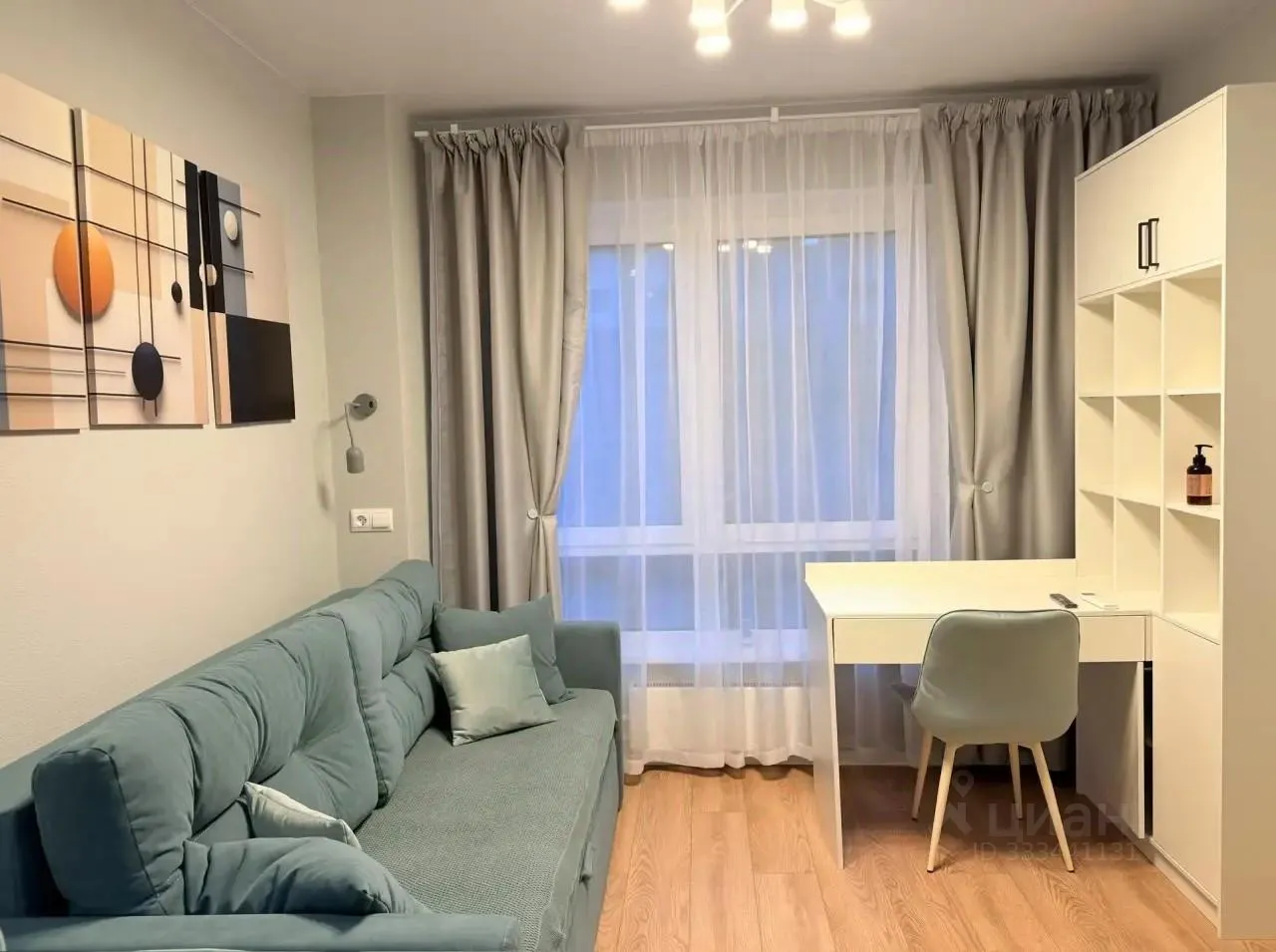 1-комн. квартира, 36 м², 3/33 этаж