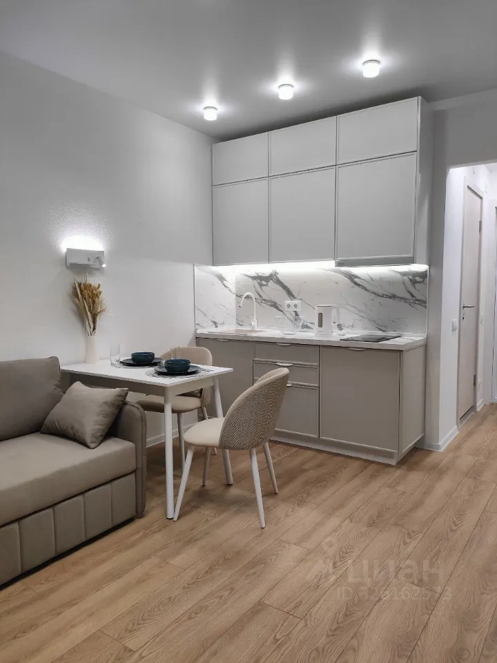 Студия, 20 м², 16/22 этаж