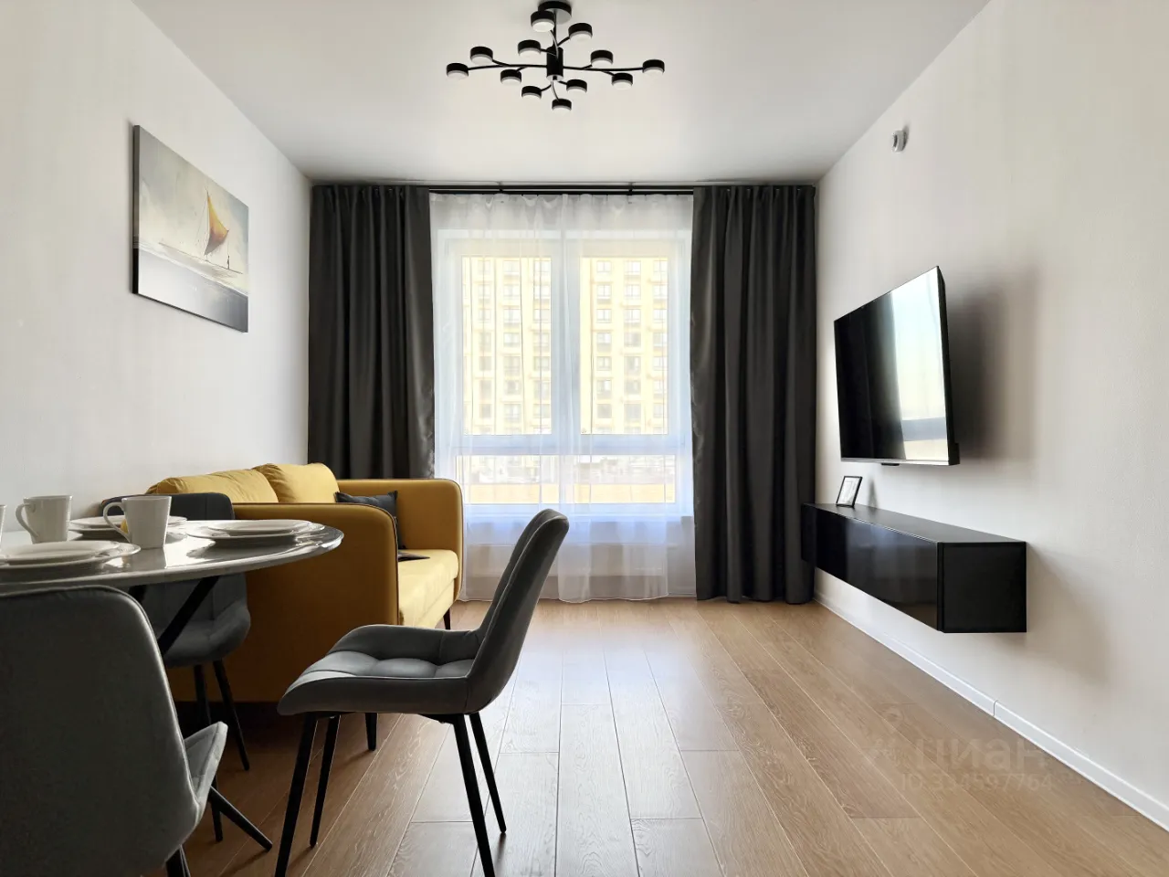2-комн. квартира, 36,1 м², 25/33 этаж