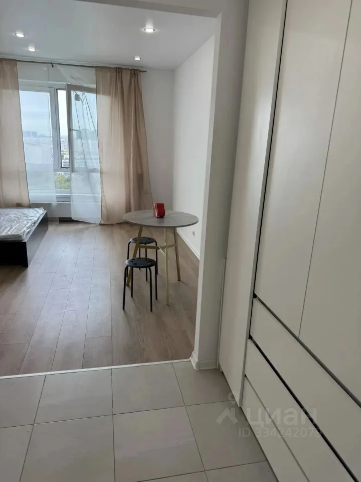 Студия, 30 м², 19/33 этаж
