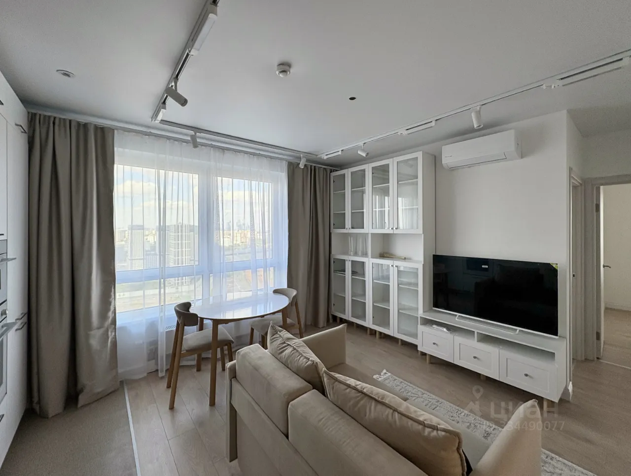 3-комн. квартира, 51 м², 32/33 этаж