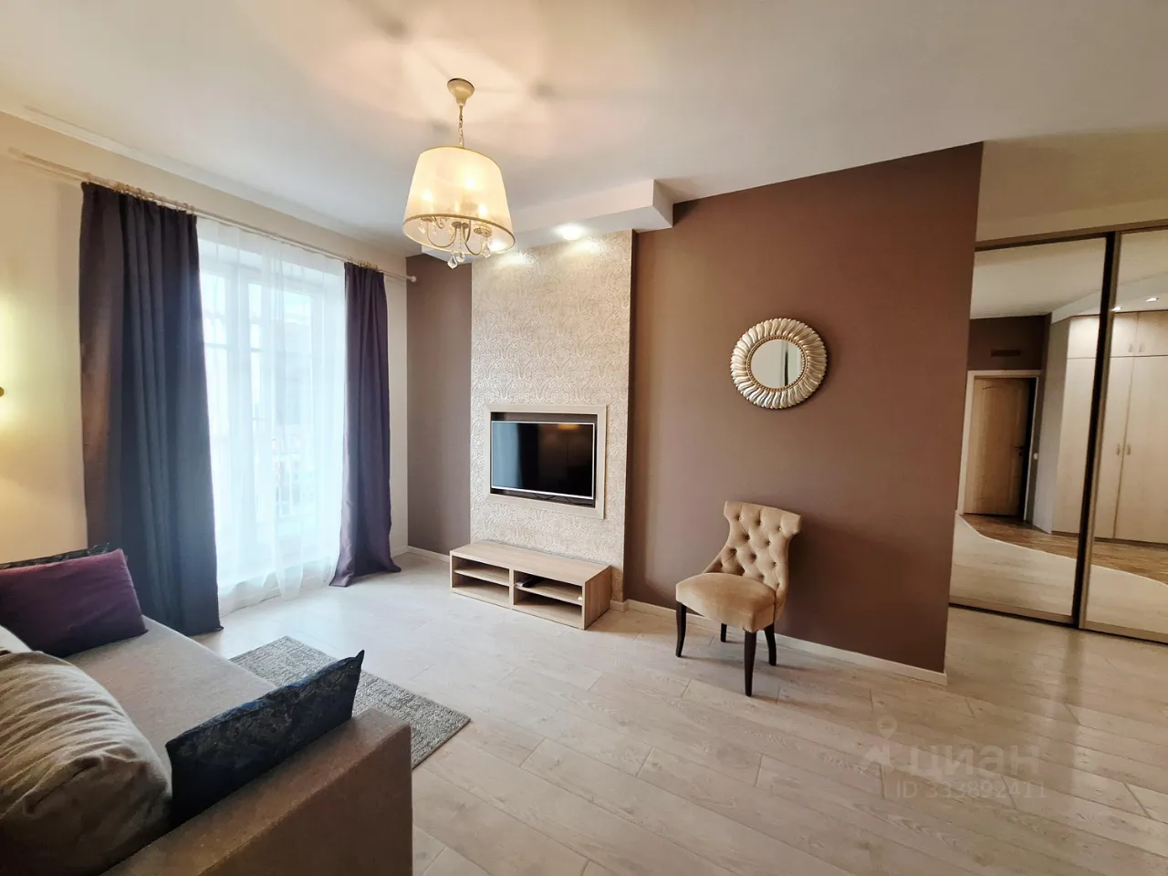 2-комн. квартира, 76 м², 7/16 этаж