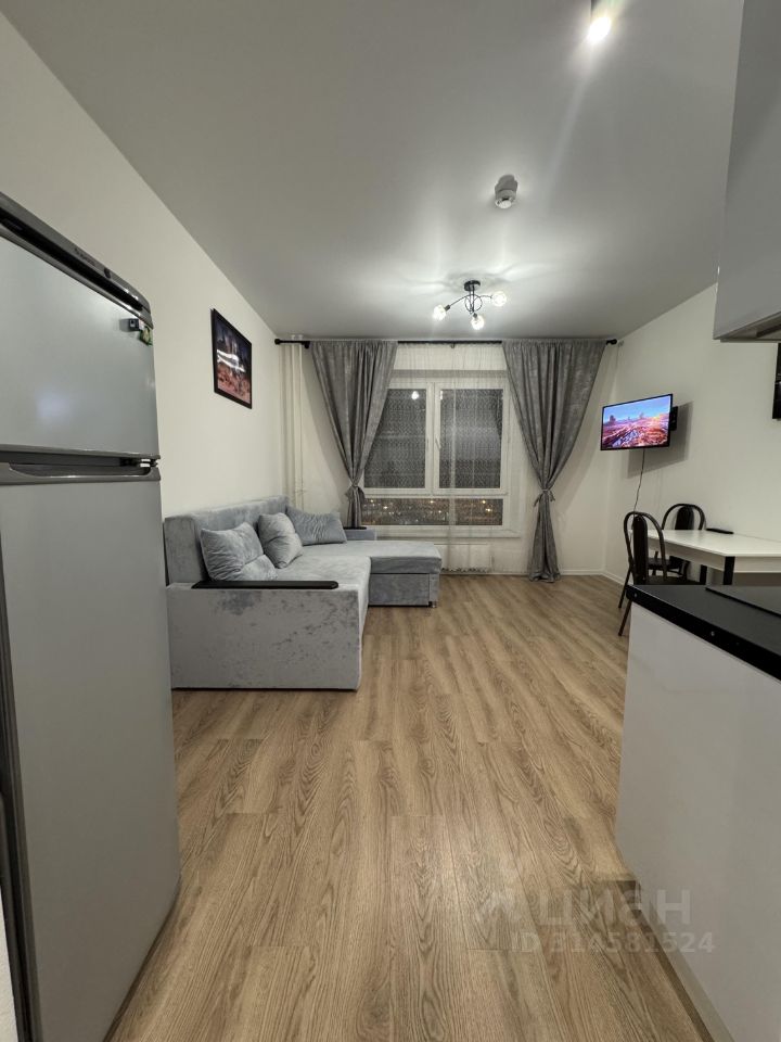 Студия, 21,5 м², 10/17 этаж